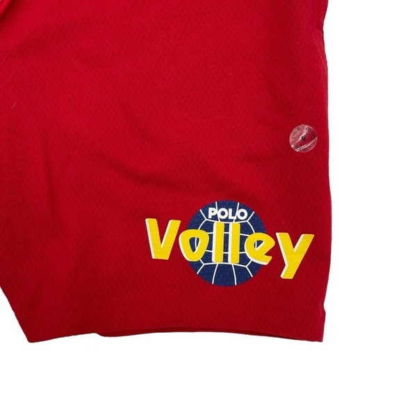 Polo Ralph Lauren Men's Size Medium red Volley Shorts Beach Preppy NWT - Picture 2 of 9